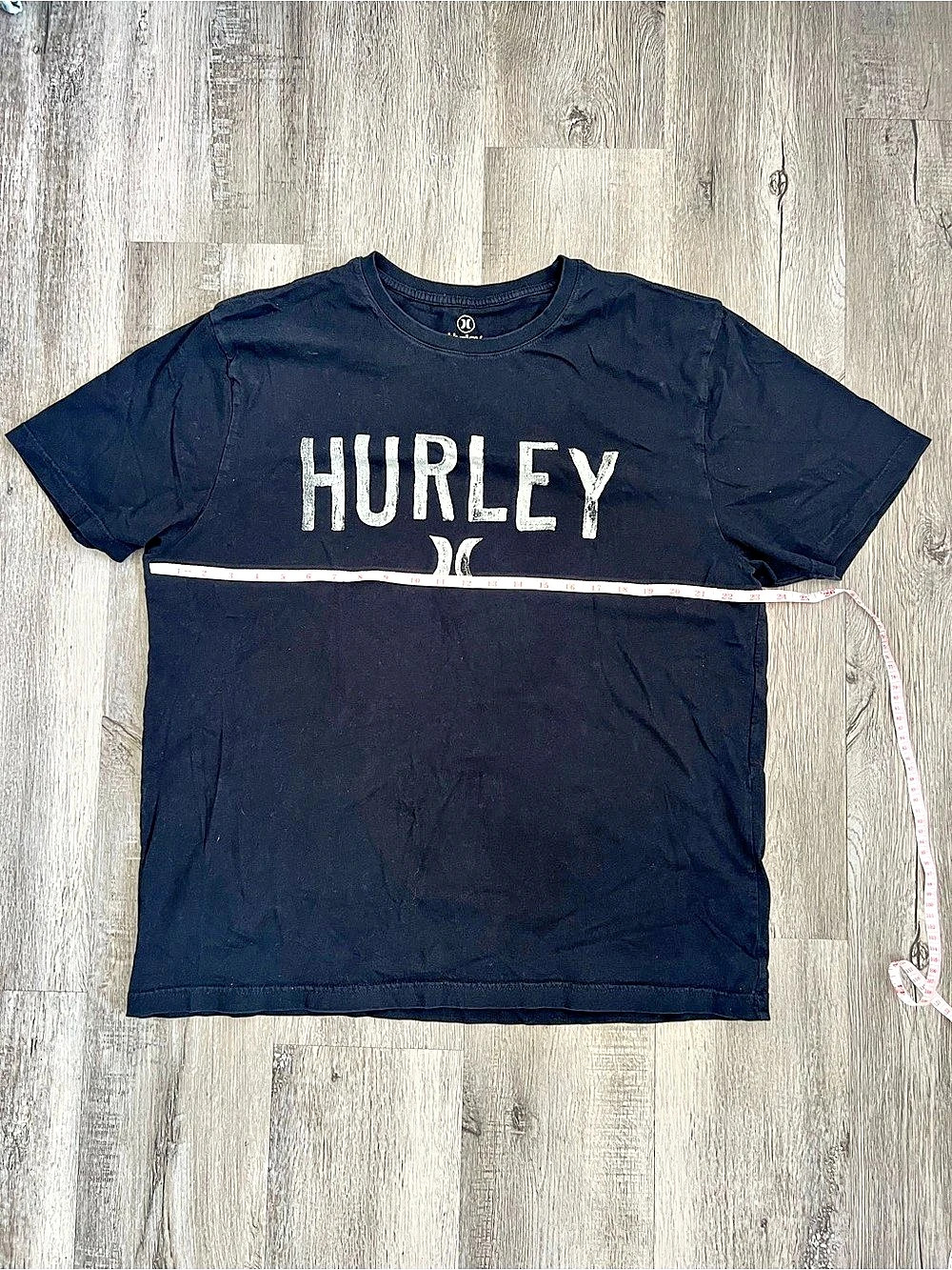 Hurley Men's Cotton Tee Black Size XL